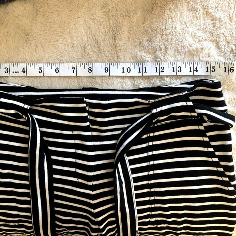 New York & Co Stretch Knit Striped Wide Leg Pant 4 - Picture 11 of 12